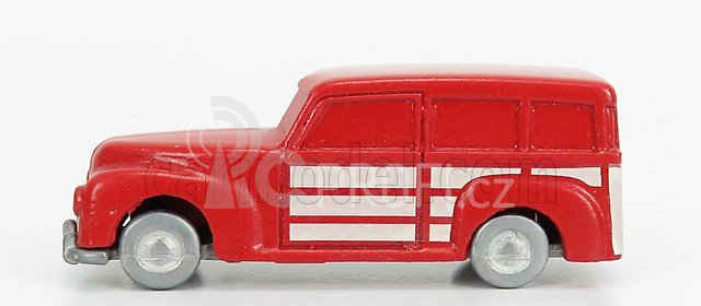 Officina-942 Fiat 1100 Bl Giardinetta Metallica Carrozzeria Monterosa 1958 1:76 Červená Ivory