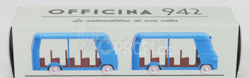 Officina-942 Fiat 1100 Elr Autotreno Visitatori Fiera Del Levante Carrozzeria Romanazzi 1953 1:76 Blue