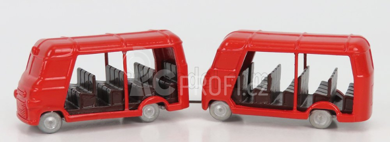 Officina-942 Fiat 1100 Elr Autotreno Visitatori Fiera Del Levante Carrozzeria Romanazzi 1953 1:76 Red