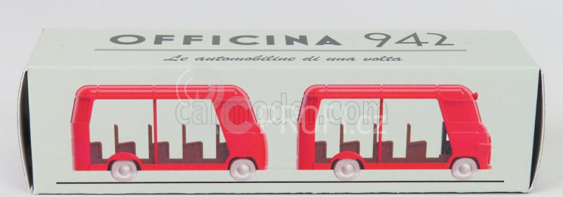 Officina-942 Fiat 1100 Elr Autotreno Visitatori Fiera Del Levante Carrozzeria Romanazzi 1953 1:76 Red