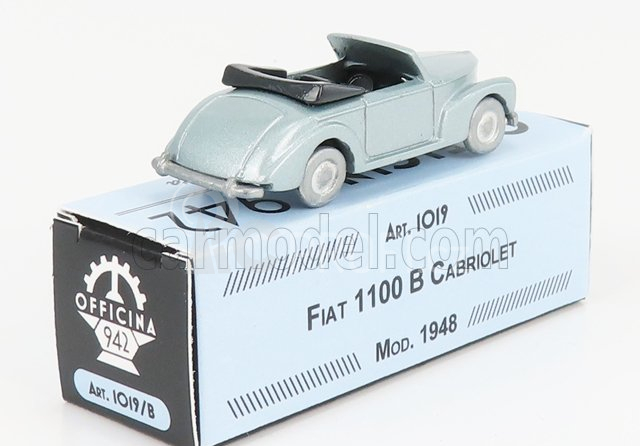 Officina-942 Fiat 1100b Cabriolet 1948 1:76 Světle Modrá Met