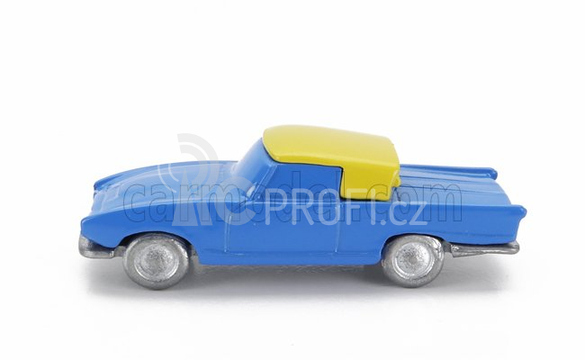 Officina-942 Fiat 1200 Coupe Carrozzeria Ghia 1958 1:76 Modrý Krém