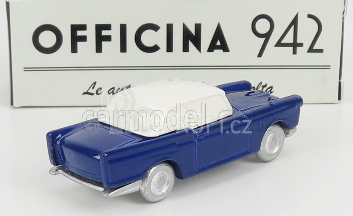 Officina-942 Fiat 1200 Coupe Carrozzeria Scionieri 1958 1:76 Modrá Bílá