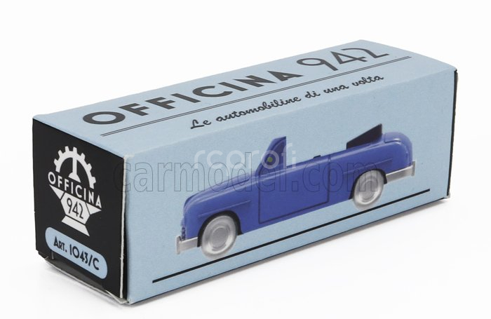 Officina-942 Fiat 1400 Cabriolet Open 1950 1:76 Blue