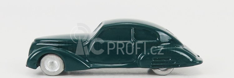 Officina-942 Fiat 1500 Berlinetta Superleggera Touring 1939 1:76 Zelená