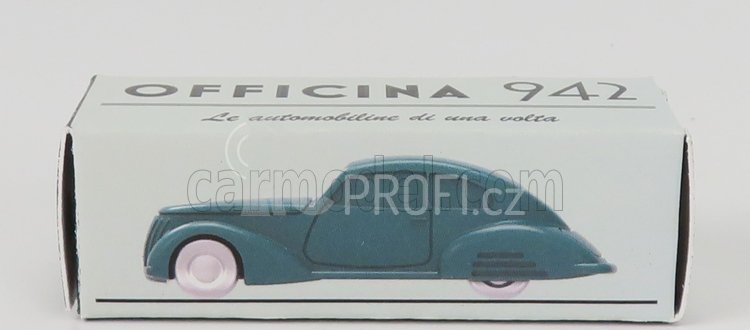 Officina-942 Fiat 1500 Berlinetta Superleggera Touring 1939 1:76 Zelená