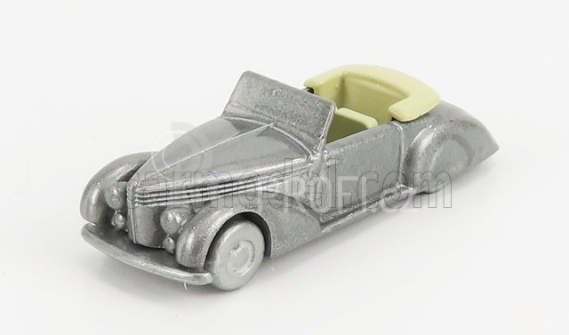 Officina-942 Fiat 1500 Cabriolet Carrozzeria Viotti 1940 1:76 Grigio Met