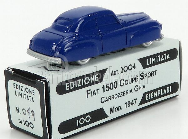 Officina-942 Fiat 1500 Ghia Coupe Gran Sport 1947 1:76 Blue