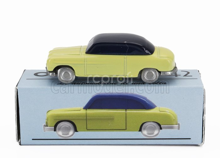Officina-942 Fiat 1900 Granluce 1952 1:76 Žlutá Modrá