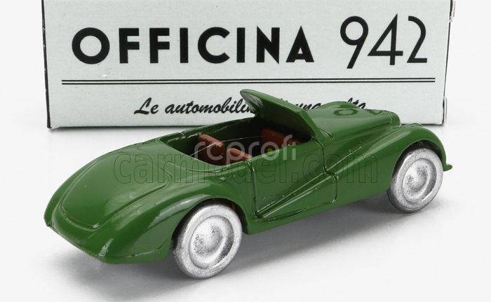 Officina-942 Fiat 2800 Spider Bertone 1943 1:76 Zelená