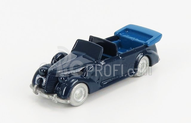 Officina-942 Fiat 2800 Torpedo Da Parata Cabriolet Carrozzeria Stab. Farina 1939 1:76 Blue
