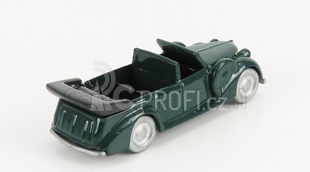 Officina-942 Fiat 2800 Torpedo Da Parata Cabriolet Carrozzeria Stab. Farina 1939 1:76 Zelená