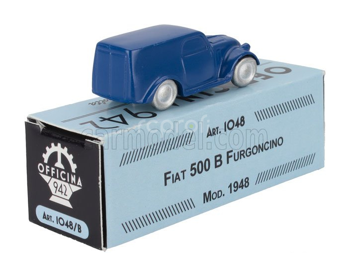 Officina-942 Fiat 500 B Furgoncino Van 1948 1:76 Blue