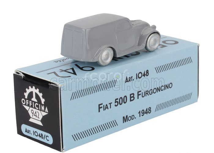Officina-942 Fiat 500 B Furgoncino Van 1948 1:76 Grey