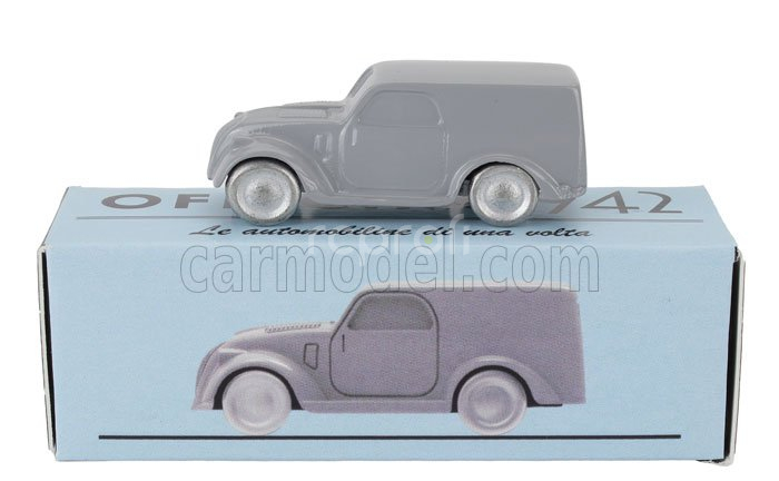 Officina-942 Fiat 500 B Furgoncino Van 1948 1:76 Grey