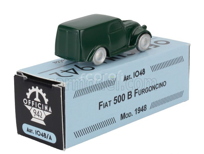Officina-942 Fiat 500 B Furgoncino Van 1948 1:76 Zelená