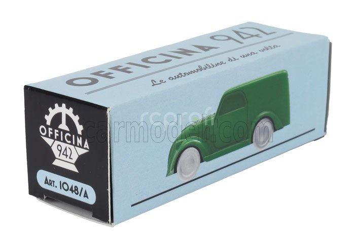 Officina-942 Fiat 500 B Furgoncino Van 1948 1:76 Zelená