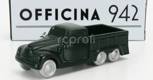 Officina-942 Fiat 500 C Camioncino 3-assi Trasformazione Ollearo 1949 1:76 Zelená