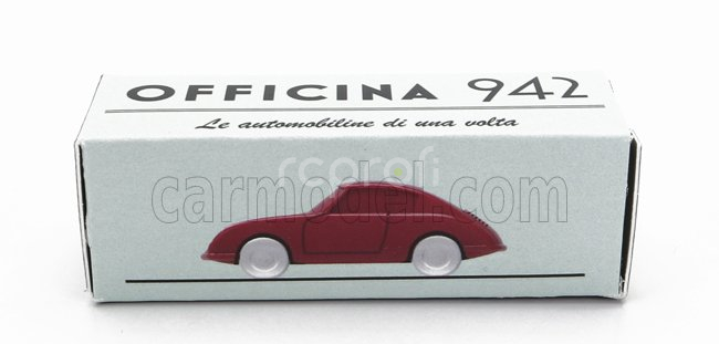 Officina-942 Fiat 500 Coupe Speciale Pininfarina 1957 1:76 Red