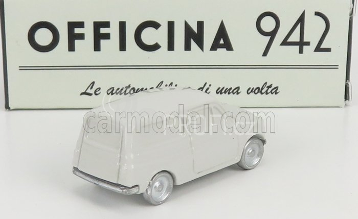 Officina-942 Fiat 500 Utility Francis Lombardi 1959 1:76 Světle Šedá