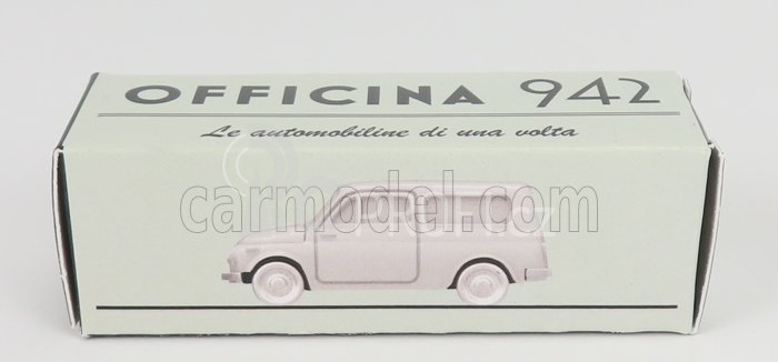Officina-942 Fiat 500 Utility Francis Lombardi 1959 1:76 Světle Šedá