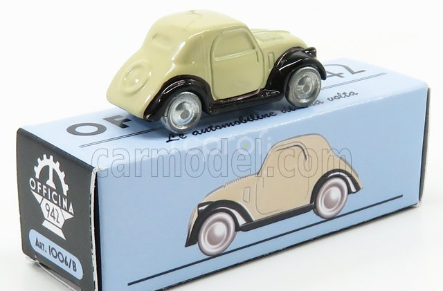 Officina-942 Fiat 500a Topolino 1936 1:76 Beige Black
