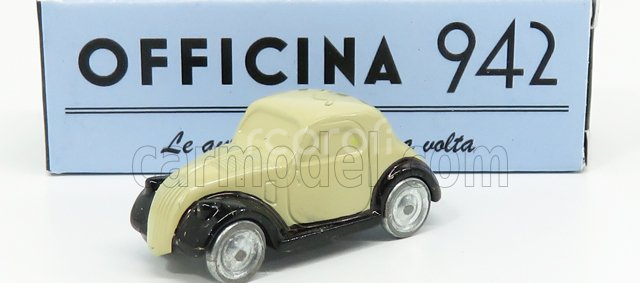 Officina-942 Fiat 500a Topolino 1936 1:76 Beige Black
