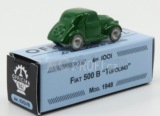 Officina-942 Fiat 500b Topolino 1:76 Zelená