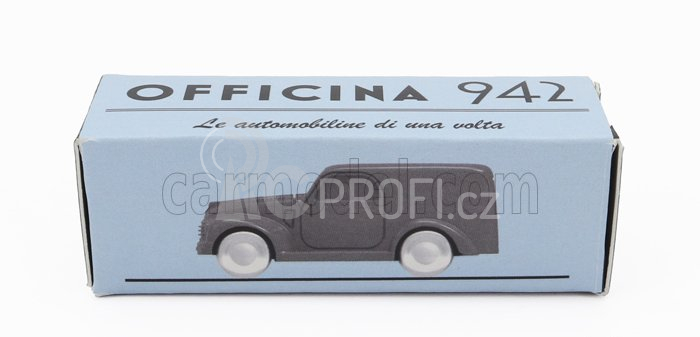 Officina-942 Fiat 500c Van Furgoncino 1949 1:76 Grey