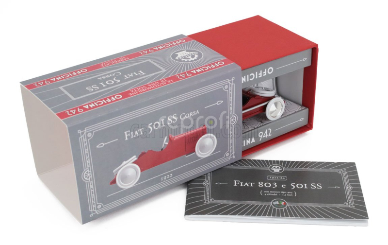 Officina-942 Fiat 501 Ss Corsa Spider 1922 1:43 Red