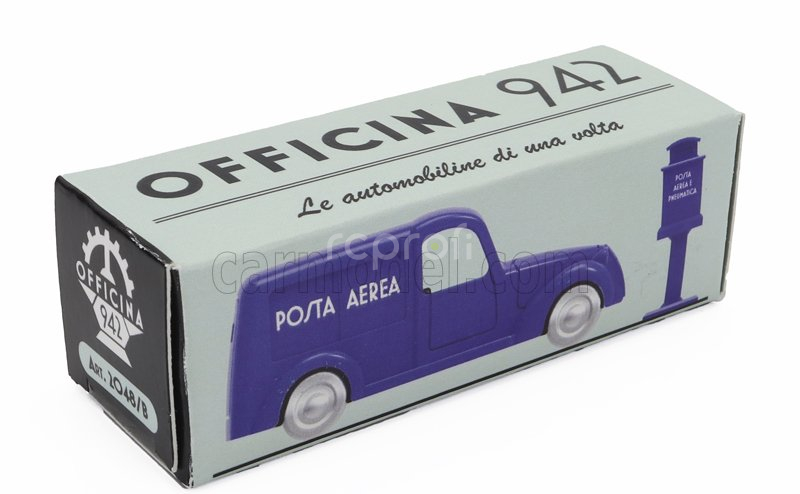 Officina-942 Fiat 508 C/1100 Van Furgone Viberti Posta Aerea 1938 1:76 Blue