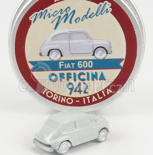 Officina-942 Fiat 600 1955 1:160 Světle Šedá