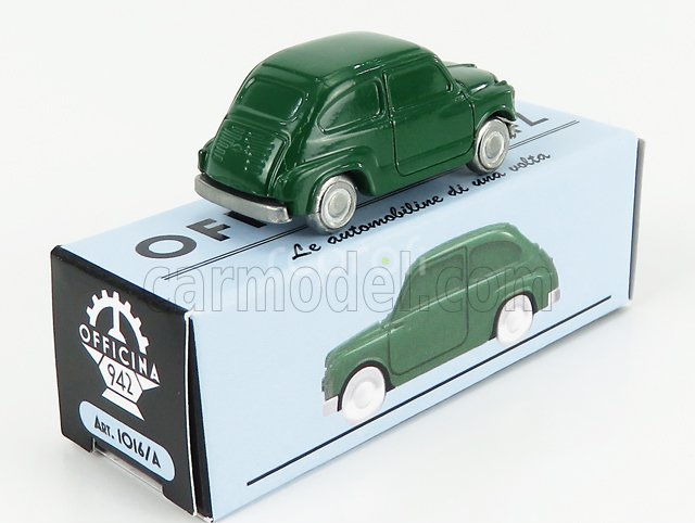 Officina-942 Fiat 600 1955 1:76 Tmavě Zelená