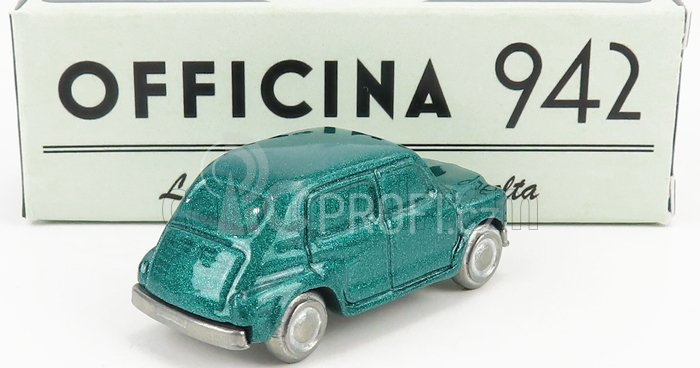 Officina-942 Fiat 600 Lucciola Carrozzeria Francis Lombardi 1957 1:76 Green Met