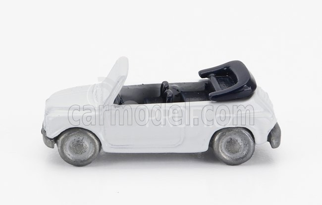 Officina-942 Fiat 600 Maggiolina Carrozzeria Francis Lombardi Cabriolet Open 1958 1:76 Bílá