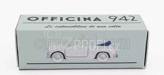 Officina-942 Fiat 600 Maggiolina Carrozzeria Francis Lombardi Cabriolet Open 1958 1:76 Bílá