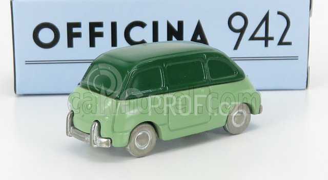 Officina-942 Fiat 600 Multipla 1956 1:76 2 Tóny Zelené