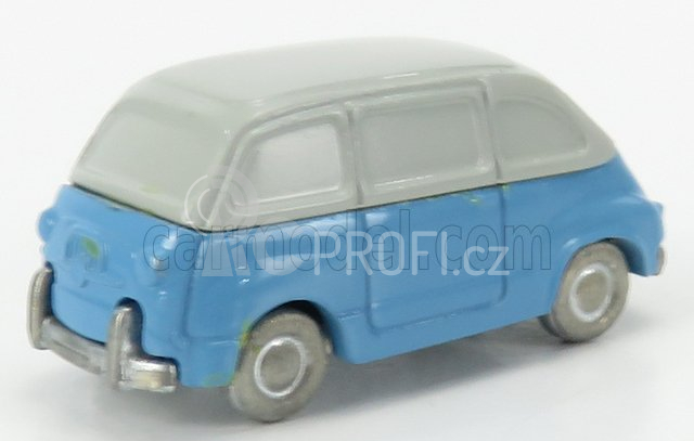 Officina-942 Fiat 600 Multipla 1956 1:76 Světle Modrá Bílá