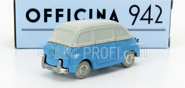 Officina-942 Fiat 600 Multipla 1956 1:76 Světle Modrá Bílá