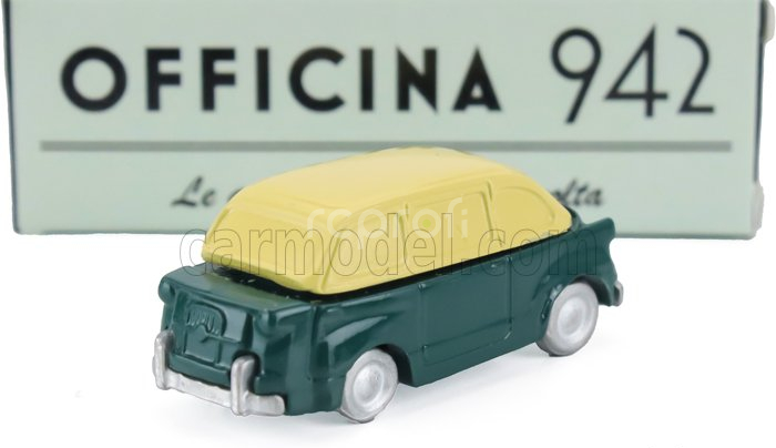 Officina-942 Fiat 600 Multipla Speciale Carrozzeria Frua 1956 1:76 Zelená Béžová