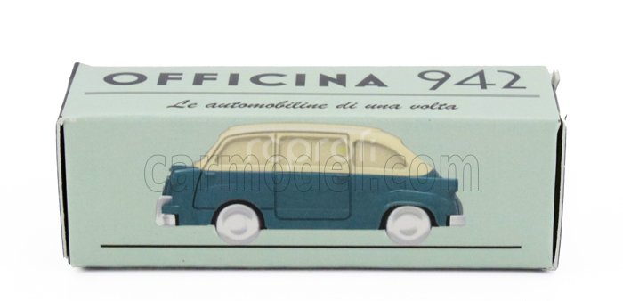 Officina-942 Fiat 600 Multipla Speciale Carrozzeria Frua 1956 1:76 Zelená Béžová