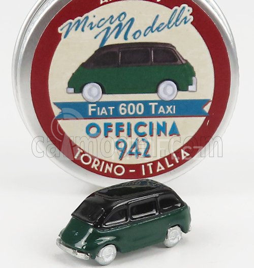 Officina-942 Fiat 600 Multipla Taxi 1956 1:160 Zelená Černá