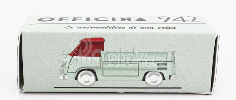 Officina-942 Fiat 600m Camioncino Coriasco 1956 1:76 Světle Zelená Červená