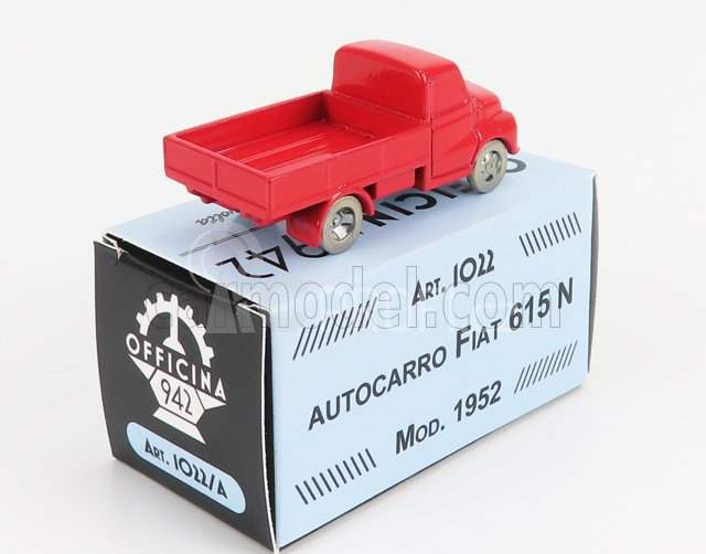 Officina-942 Fiat 615 Autocarro - Truck - 1952 1:76 Red