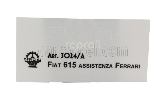 Officina-942 Fiat 615n Van Assistenza Team Scuderia Ferrari 1952 1:76 /