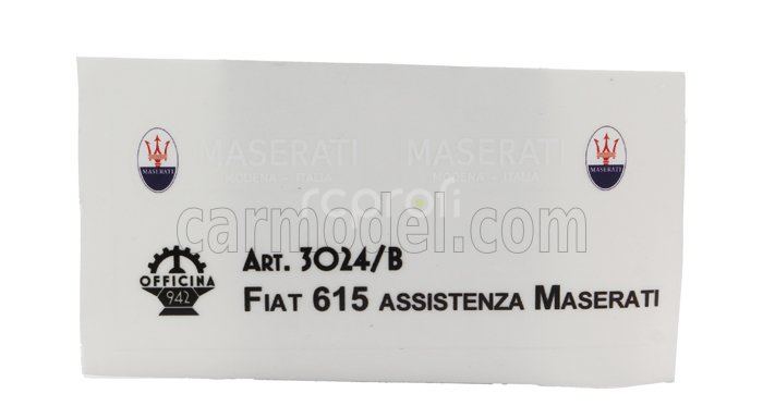Officina-942 Fiat 615n Van Assistenza Team Scuderia Maserati 1952 1:76 /
