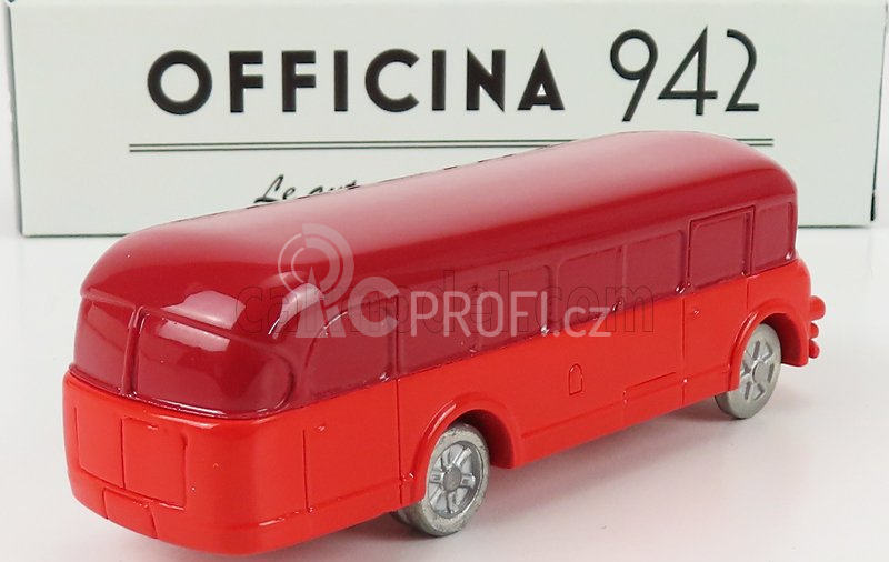 Officina-942 Fiat 640n Autobus Carrozzeria Bianchi Servizio Turistico 1950 1:76 2 Tóny Červené