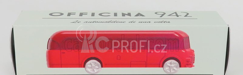 Officina-942 Fiat 640n Autobus Carrozzeria Bianchi Servizio Turistico 1950 1:76 2 Tóny Červené