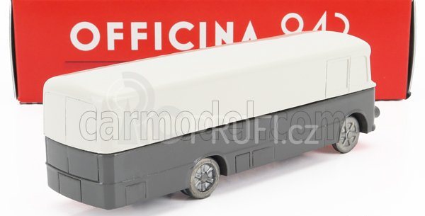 Officina-942 Fiat 642 Rn Truck Car Transporter F1 Assistenza Corse Ferrari 1956 1:76 Šedá Bílá