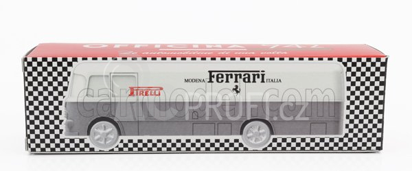 Officina-942 Fiat 642 Rn Truck Car Transporter F1 Assistenza Corse Ferrari 1956 1:76 Šedá Bílá
